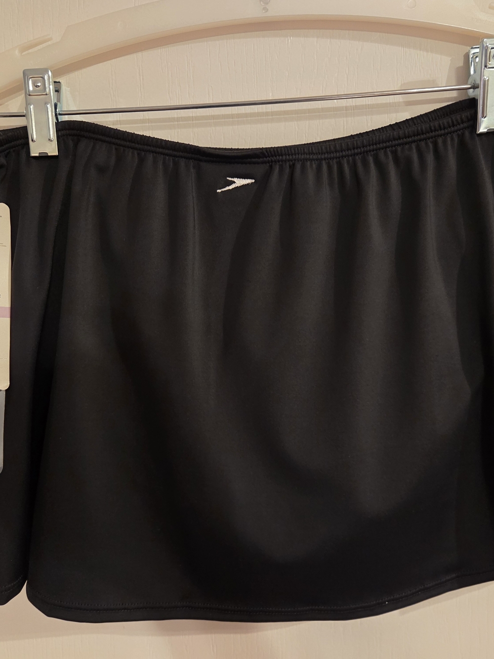 Speedo Black Swim Skirt with Built-In Shorts